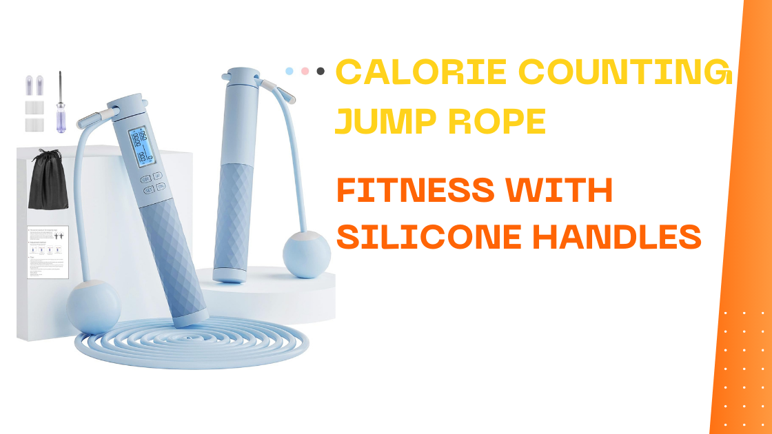 Calorie Counting Jump Rope Fitness with Silicone Handles