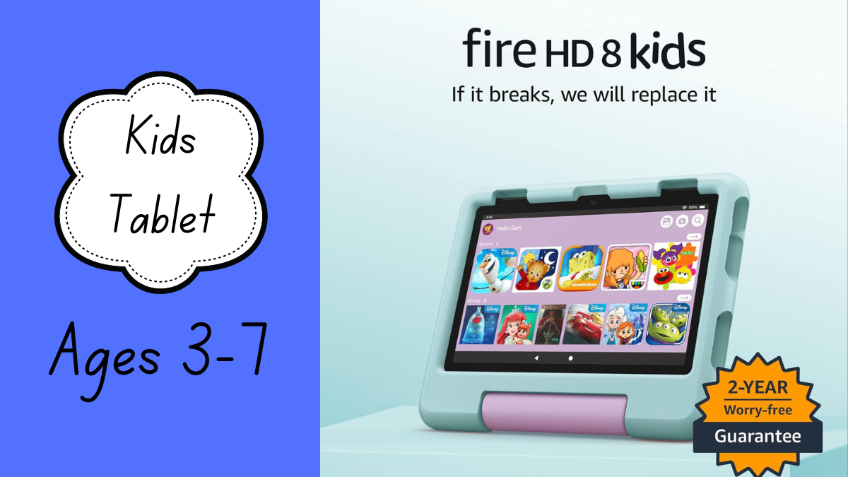 Amazon Fire 8 Kids Tablet: Safe and Fun for Ages 3-7